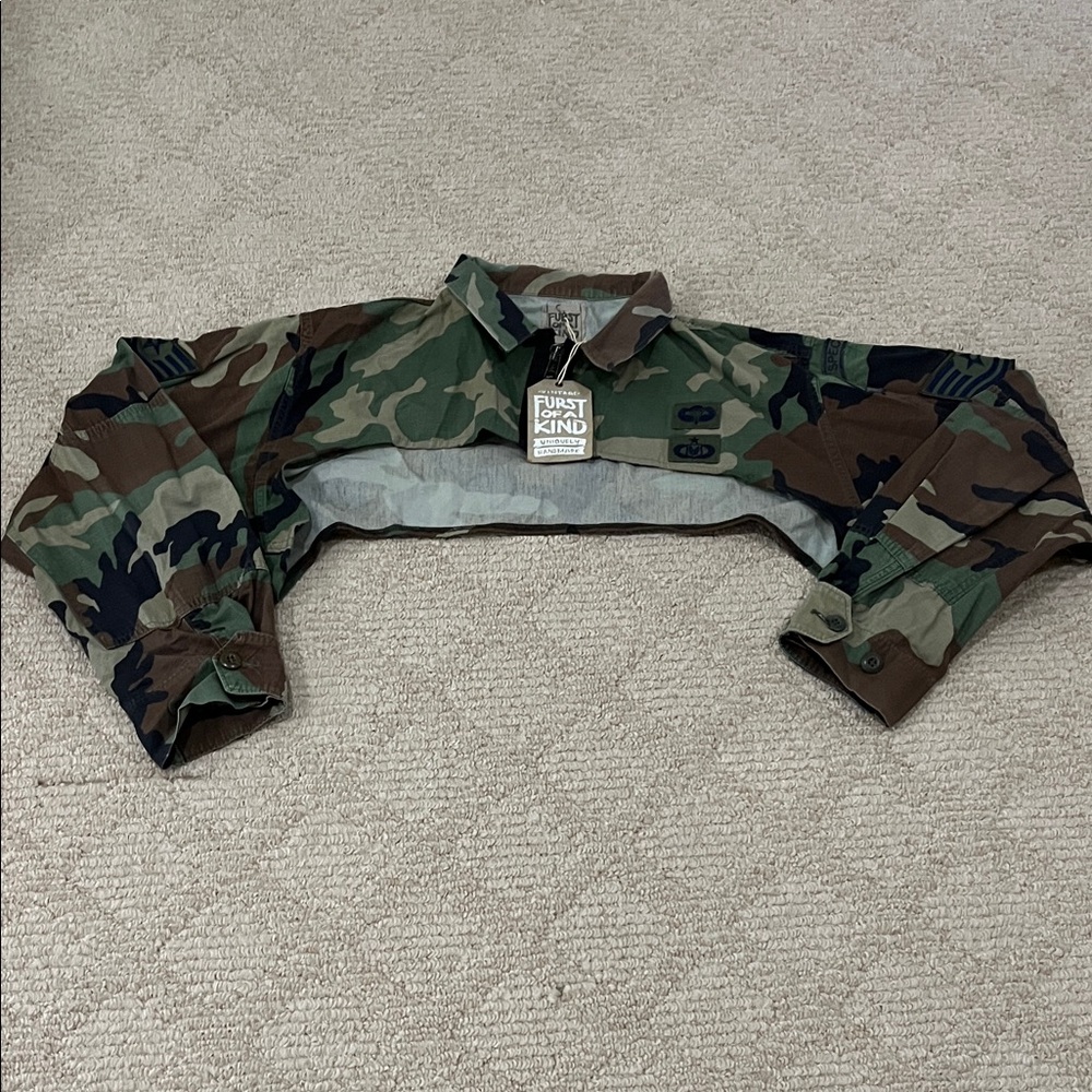 Camo Cropped Jacket